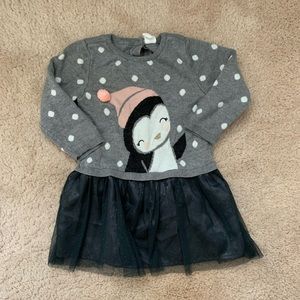 EUC H&M penguin tutu dress, 12-18 months